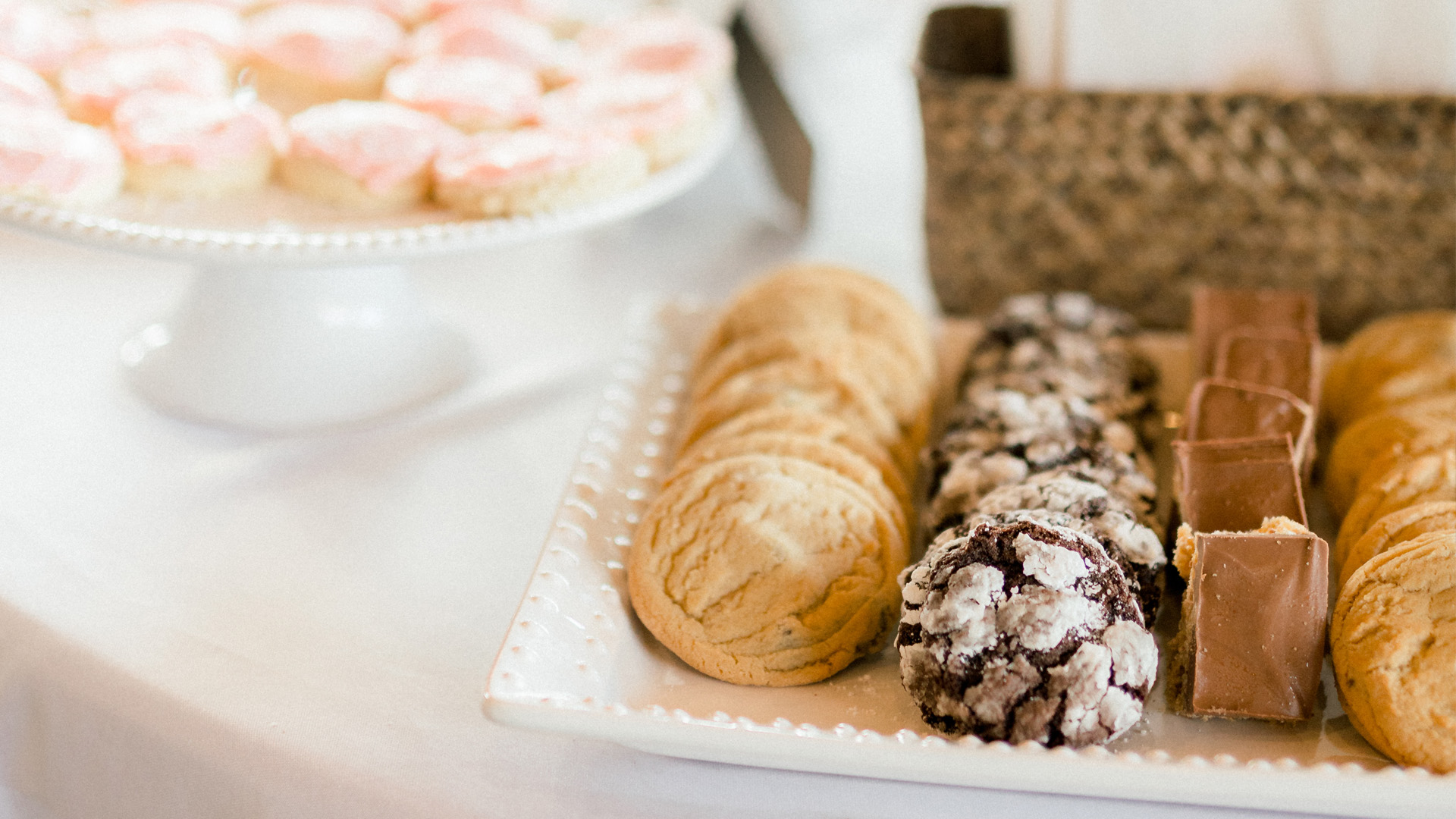 Cookie varieties on platter